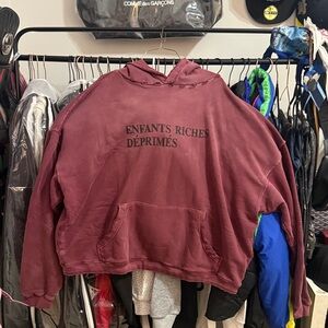 Enfants Riches Déprimés Burgundy Hoodie